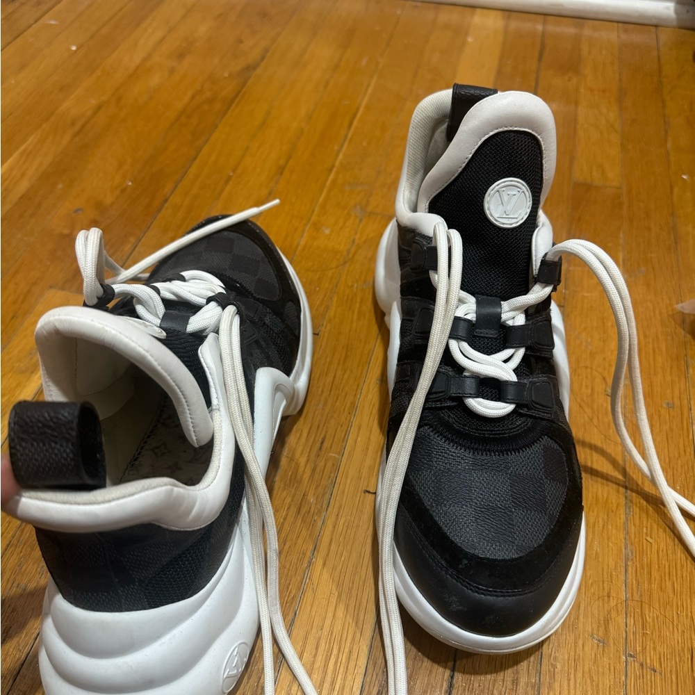 Kids' Black and White Sneakers